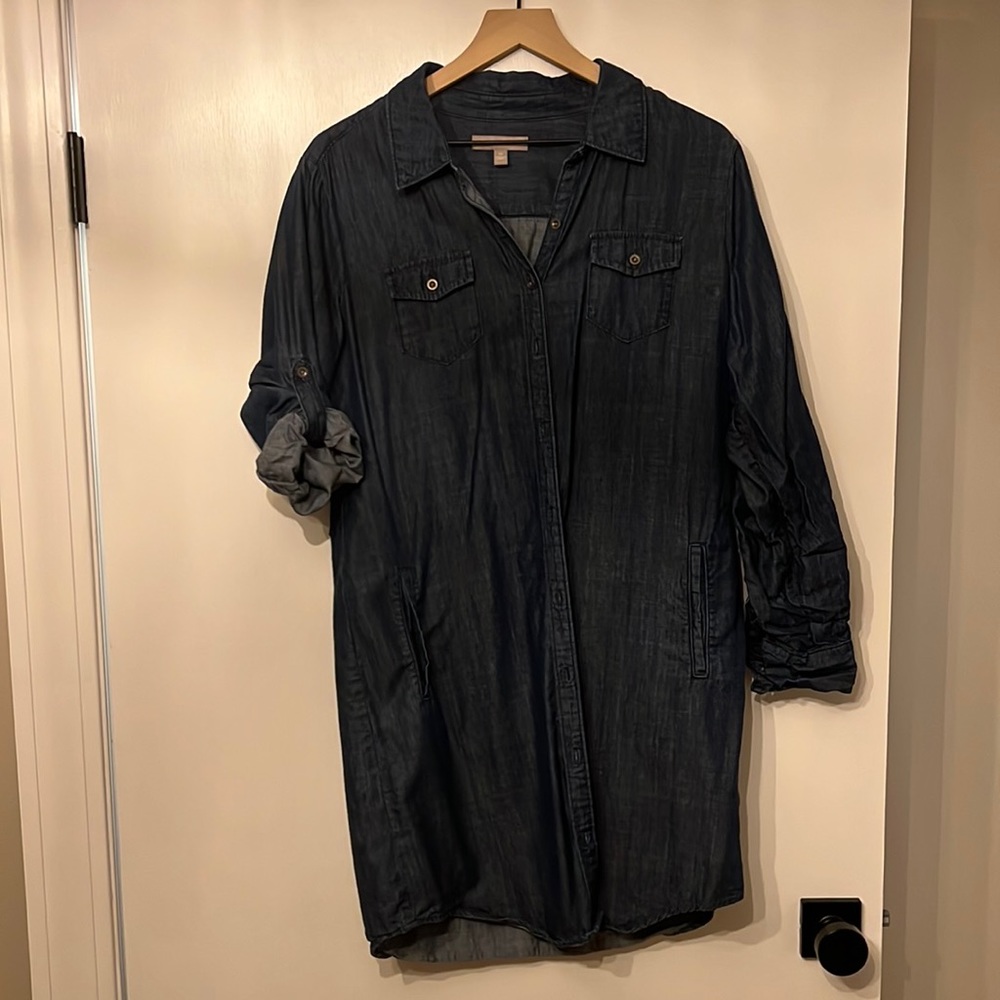 Banana Republic denim shirt dress